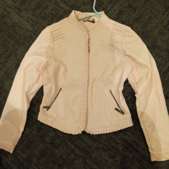 Joujou leather jacket light pink - Picture 2 of 3